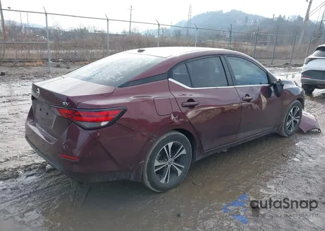 2021 Nissan Sentra Sv Xtronic Cvt z USA, uszkodzony, nr VIN 3N1AB8CV9MY205383